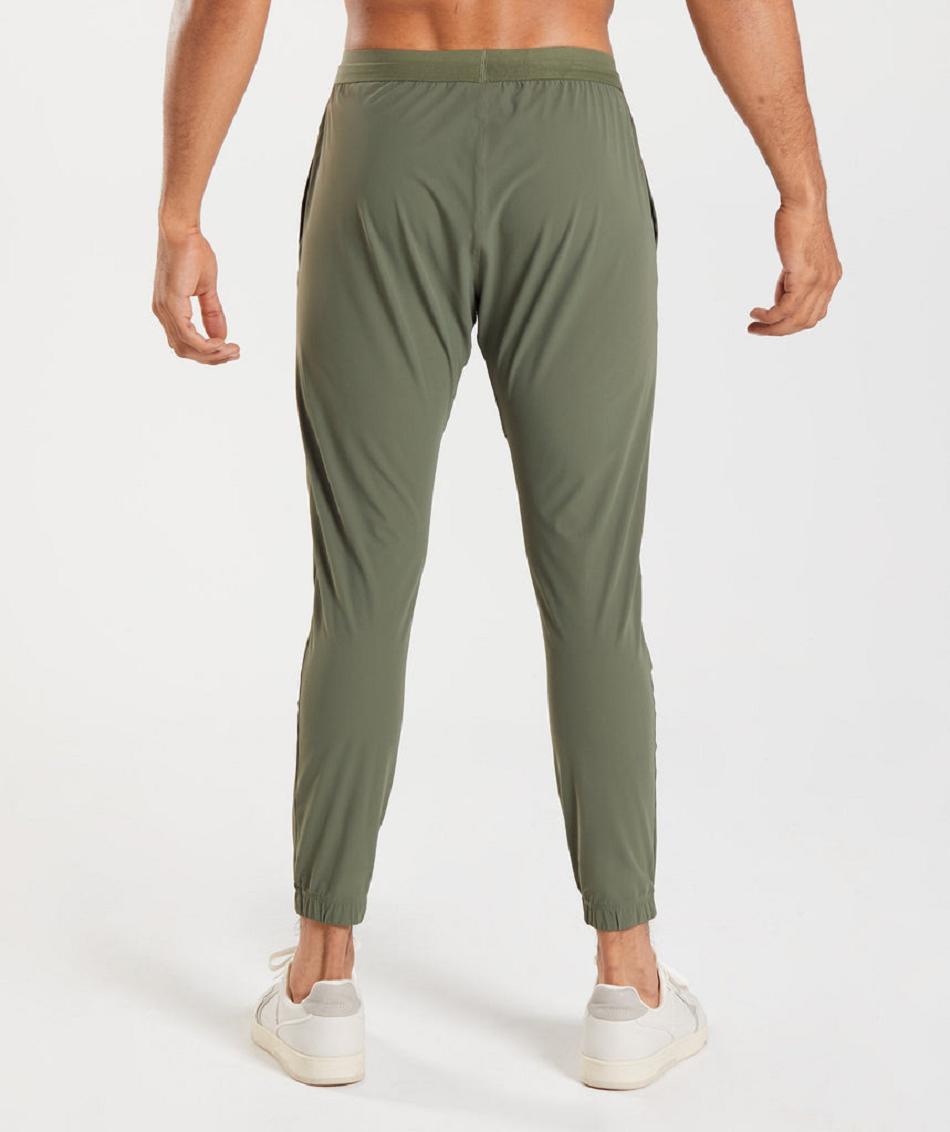 Pantalones Jogger Gymshark Studio Hombre Verde Oliva | CO 3719FDN